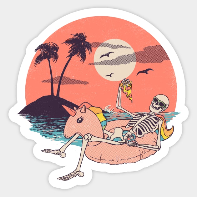 Summer Forever Sticker by Hillary White Rabbit